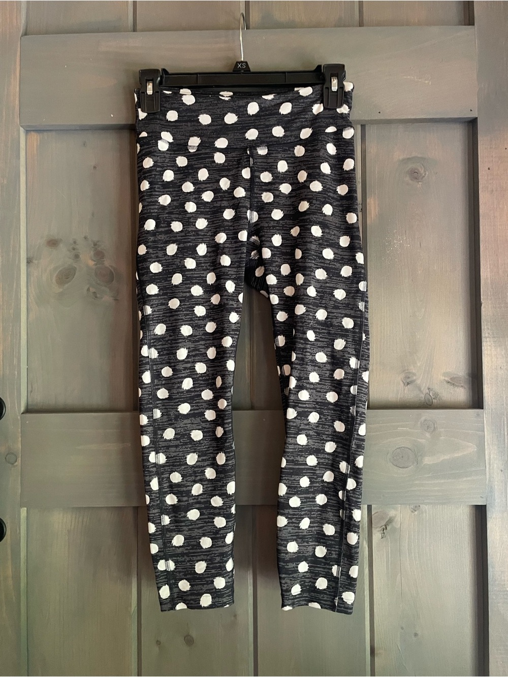 Outdoor Voices Black and White Polka Dot women’s Leggings